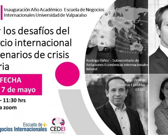 Inauguración Año Académico ENI: “Chile y los desafíos del comercio internacional en escenarios de crisis sanitaria”